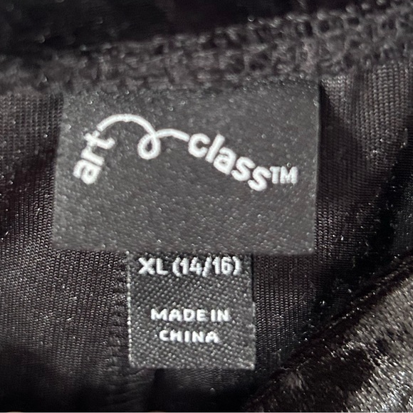 Black shimmery flare leggings kids XL - Picture 3 of 3